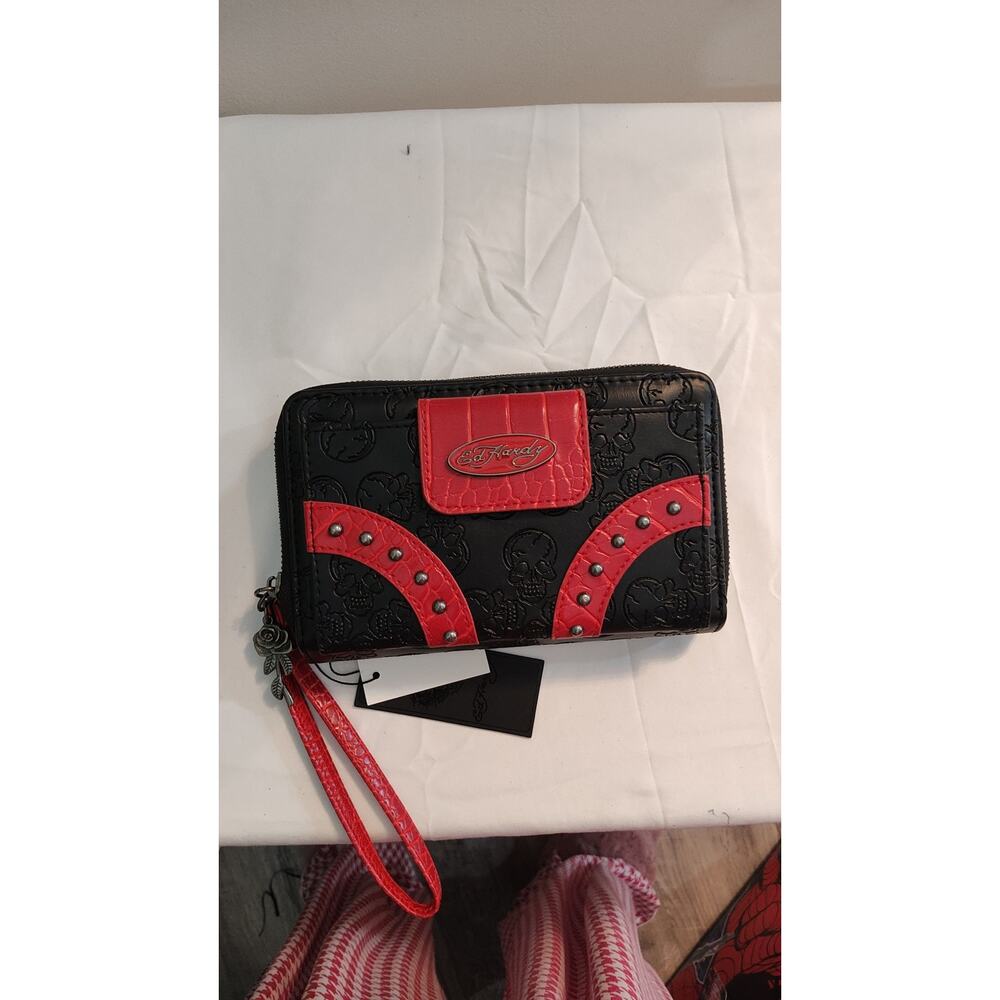Ed Hardy Large Wristlet
